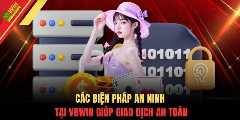 Các biện pháp an ninh tại V8WIN giúp giao dịch an toàn